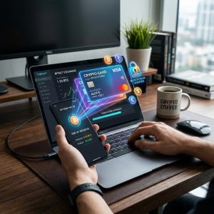 Механизм виртуальных карт с мгновенным выпуском и пополнением в USDT при отсутствии банковской верификации